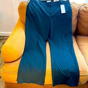 NWT charter club size 16 trousers dark teal in color.